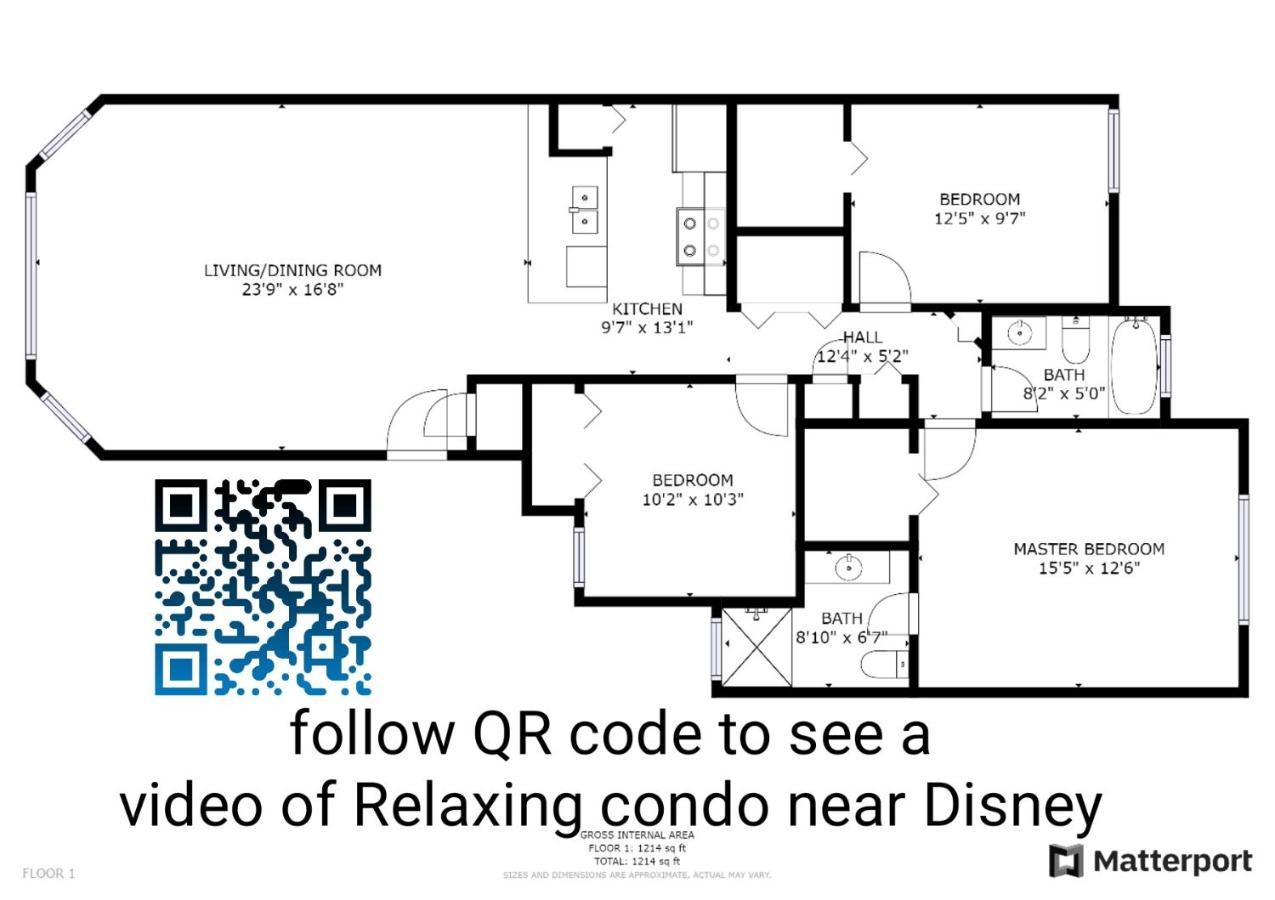 Relaxing Condo near Disney - Family Friendly&Spacious Kissimmee Exterior foto